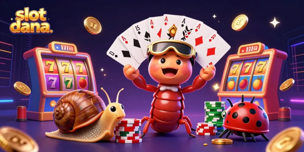 Experience engaging gameplay with slot dana, showcasing vibrant 3D casino characters and lively slot elements