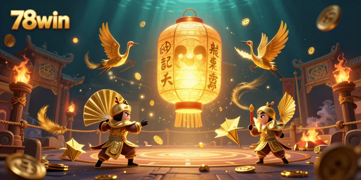 Experience thrilling gaming action at 78win with vibrant casino elements and unique characters.