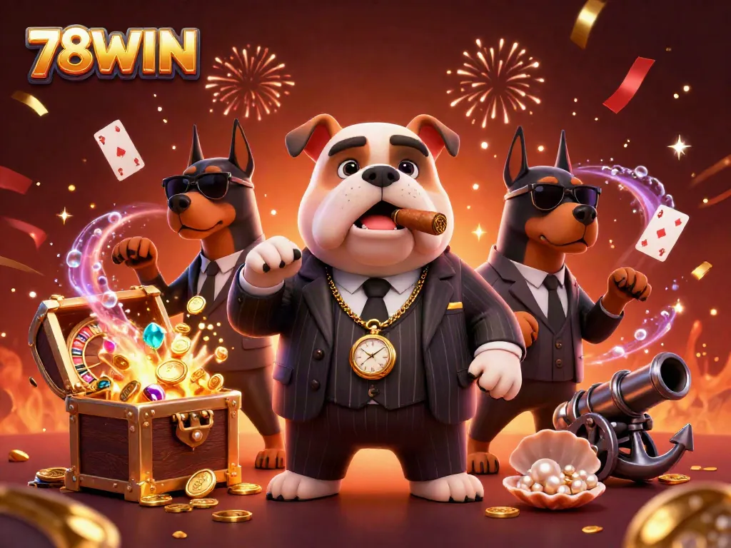 Engage with thrilling games at 78WIN's vibrant online casino, featuring unique characters and exciting elements.