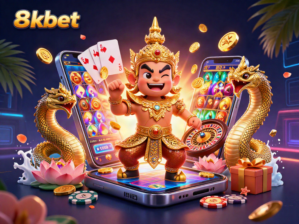 Experience thrilling play with 8kbet's vibrant slot game featuring unique characters and elements.