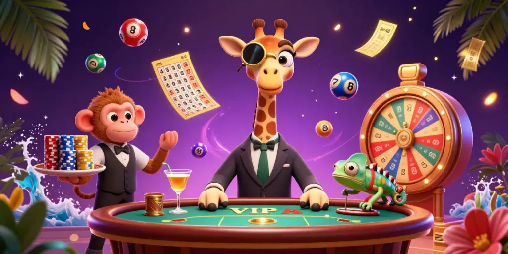 Unleash winning potential at go-88 with vibrant casino characters and dynamic gaming elements.