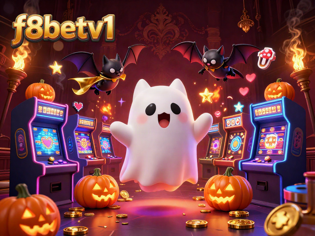 Experience thrilling gameplay with f8betv1 as spooky characters light up a haunted casino.