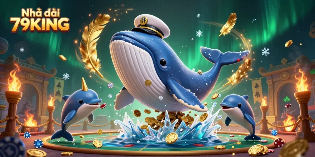 Win exciting jackpots at Nhà cái 79KING with a vibrant 3D ocean-themed casino scene.