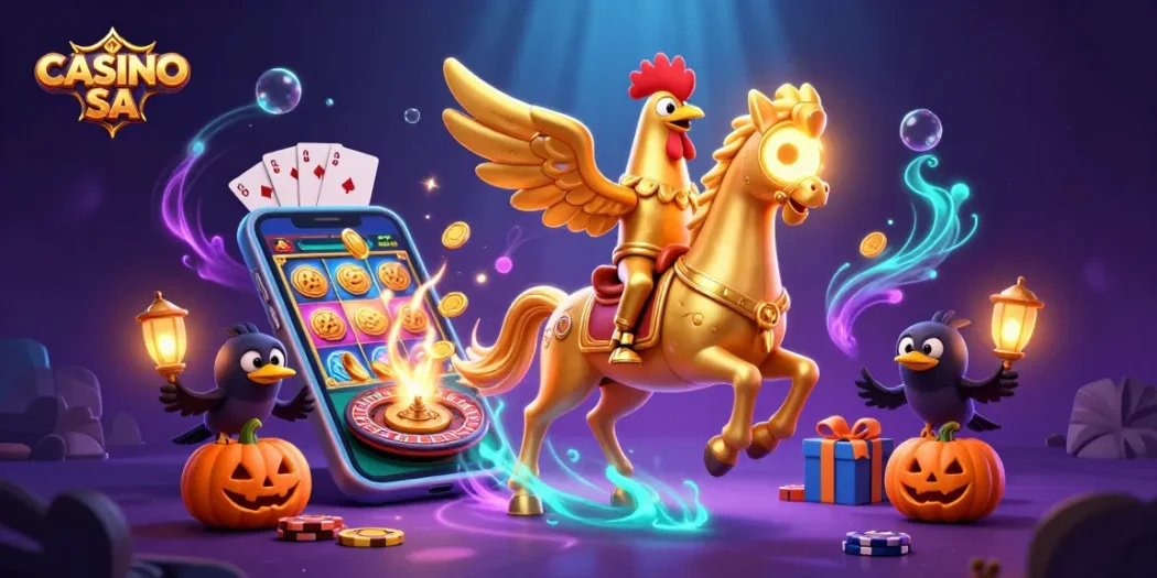 Experience the thrill of CASINO SA with a dynamic casino scene featuring engaging games.