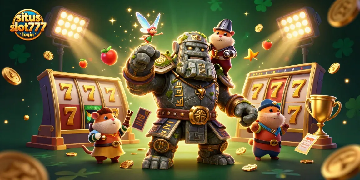Experience the thrill with situs slot777 login featuring dynamic slot reels and enchanting characters