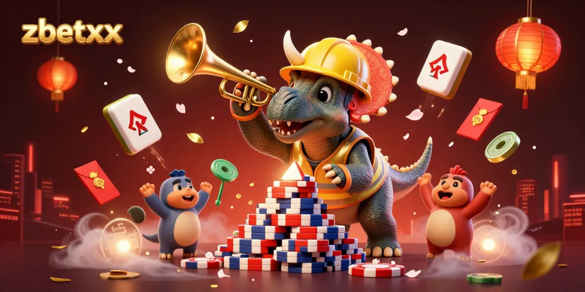 Experience thrilling gameplay at zbetxx with dynamic casino characters celebrating amidst vibrant game elements.