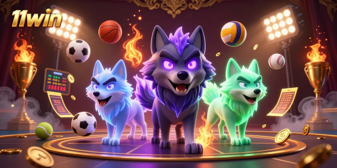 Experience thrilling sports betting action with the 11WIN wolf pack leaders amidst vibrant dynamics.